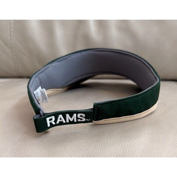Colorado Rams Visor Hat Under Armour Green Adjustable NWOT - Picture 3 of 5